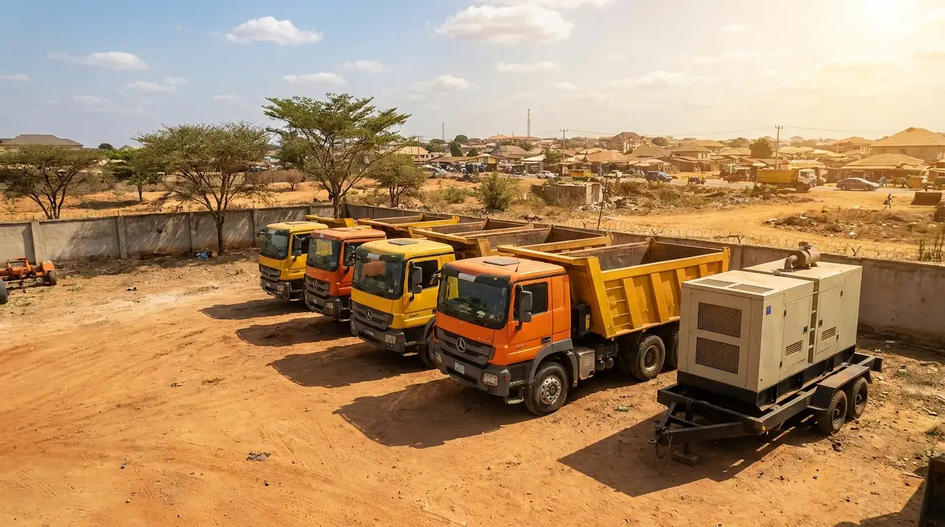 Heavy Duty Equipment Yard